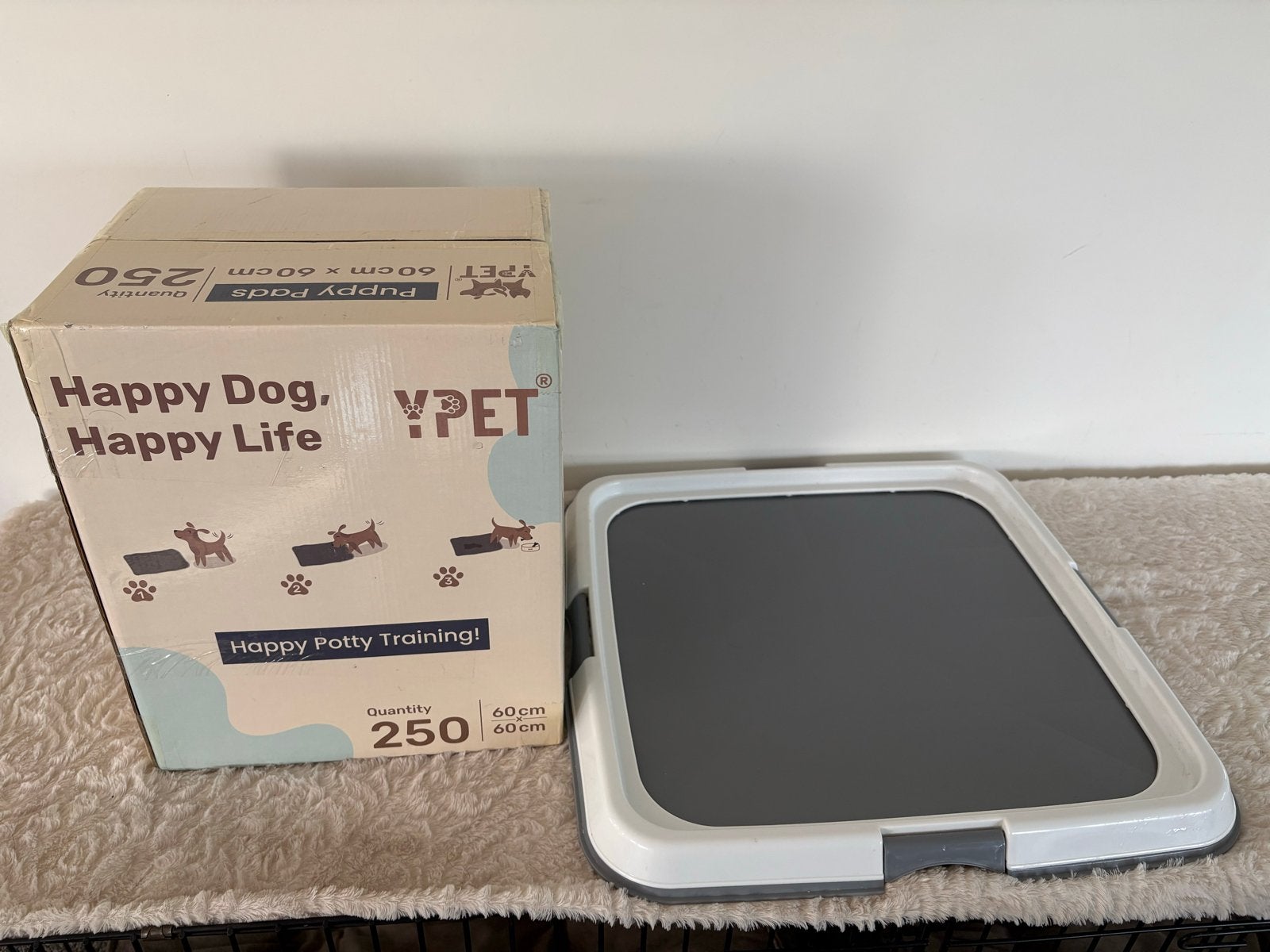 Puppy trainingsmat houder + 250 pads, Ophalen, Zo goed als nieuw