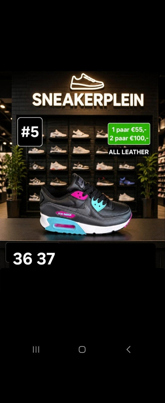 AKTIE 🔥Nike air max modellen🔥NIEUW🔥, Kleding | Heren, Ophalen of Verzenden, Nieuw, Zwart