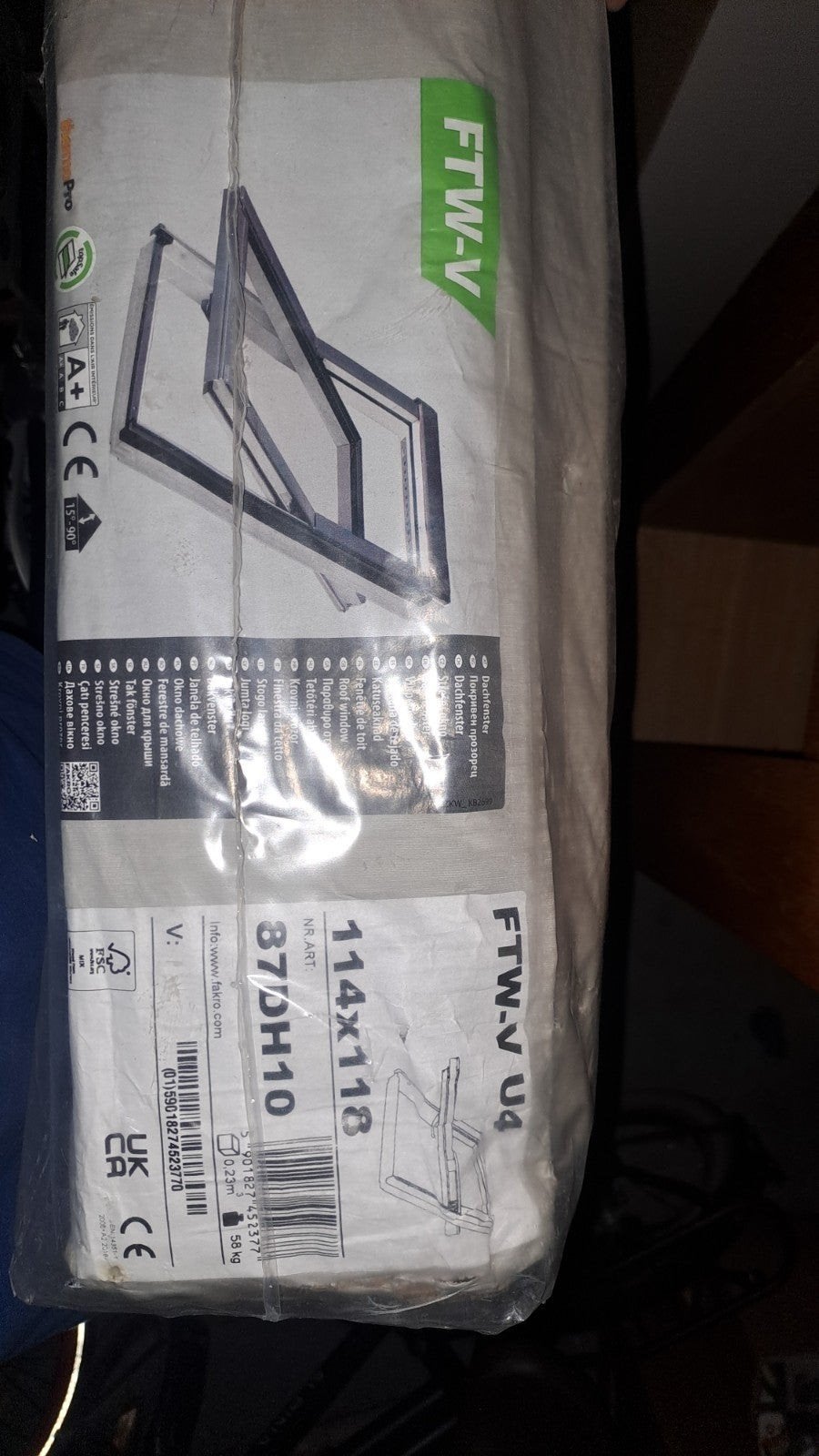 Nieuw Fakro FTW-V U4 Dakraam 114x118 cm, 80 tot 120 cm, 80 tot 120 cm, Nieuw, Ophalen of Verzenden