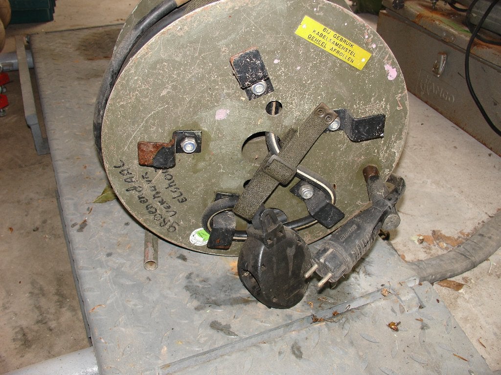 Kabelhaspel, Ophalen, Zo goed als nieuw, Kabel of Snoer