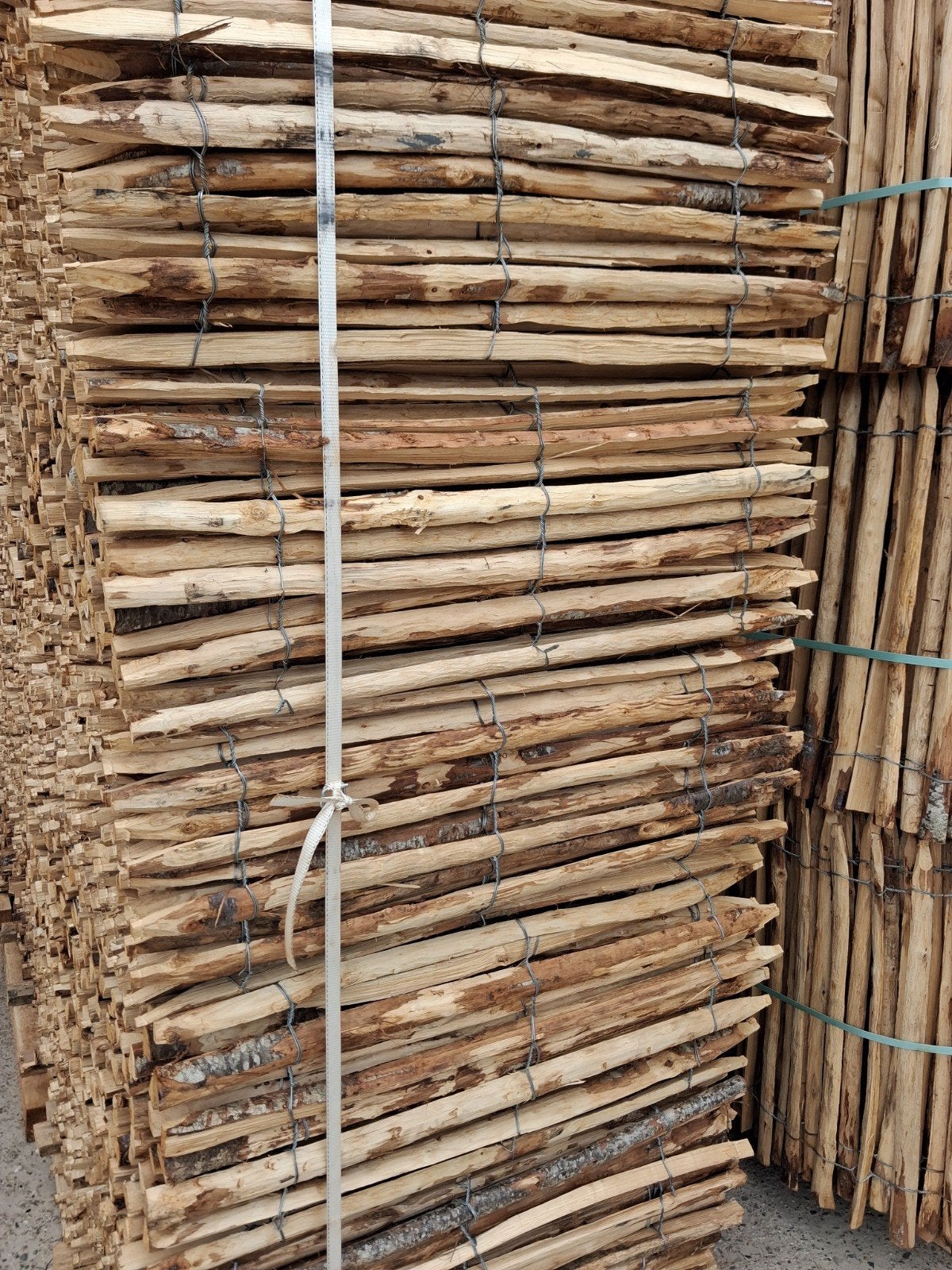 Kastanjehouten frans hekwerk, schapenhek, 120cm hoog 7/8cm, Ophalen, Nieuw, Hout, Overige typen