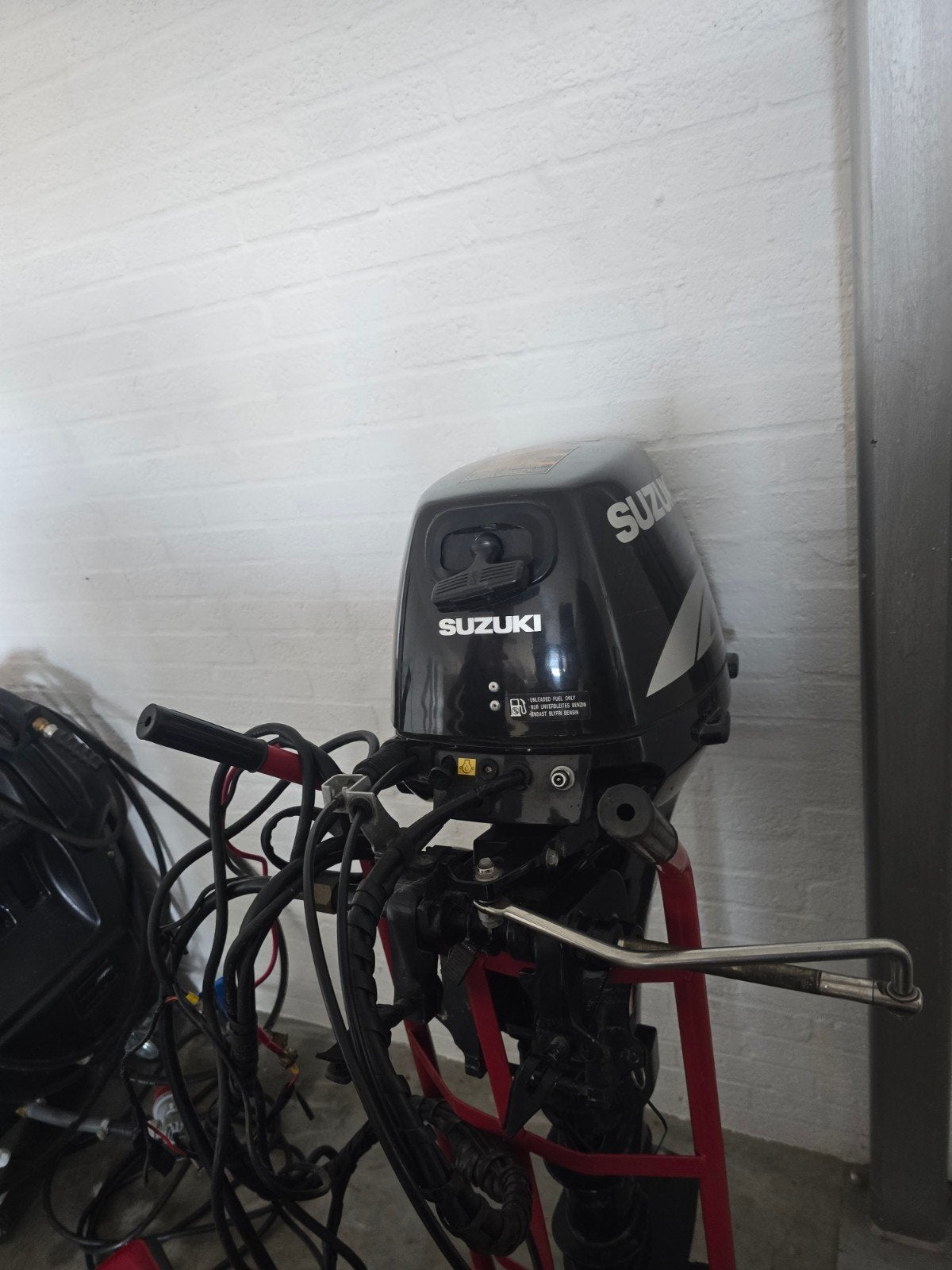 15 pkSuzuki buitenboordmotor met stuurconsole, Watersport en Boten, Ophalen, 10 tot 30 pk, Gebruikt, Viertaktmotor