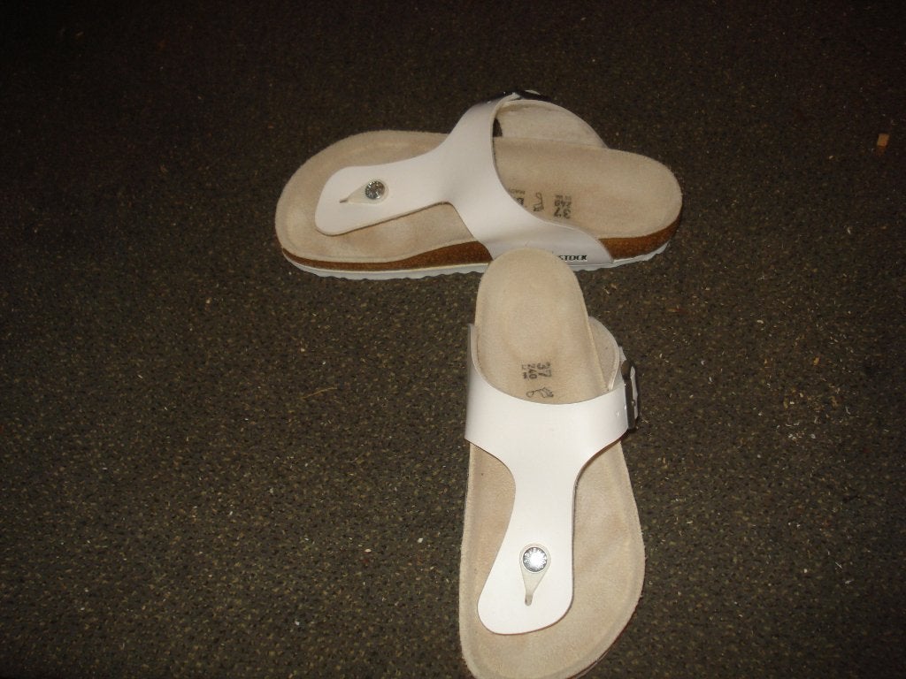 BIRKENSTOCK RAMSES WIT 37 NU GEEN VERZENDKOSTEN PER POST, Slippers, Verzenden, Wit, Nieuw