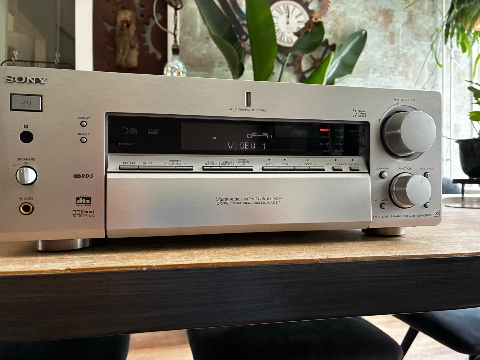 Sony STR-DB870 FM Stereo/FM-AM Receiver, Audio, Tv en Foto, Versterkers en Receivers, Ophalen, 60 tot 120 watt, Sony, Gebruikt