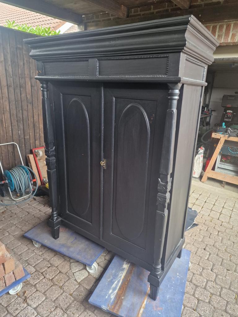 Gratis Teakhouten kast., Ophalen, Gebruikt, 100 tot 150 cm, 200 cm of meer