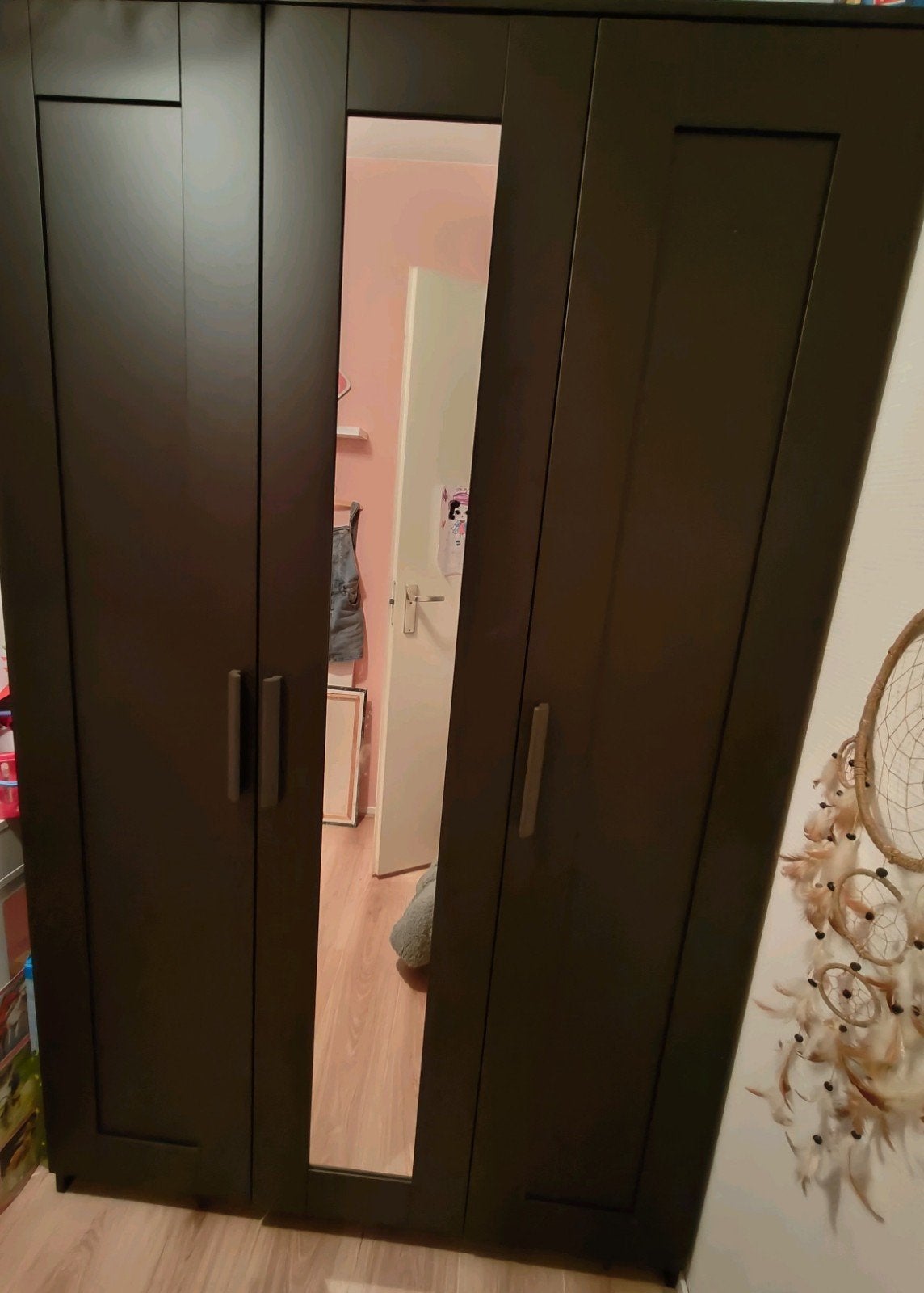 Ikea kledingkast Brimnes, Ophalen, Gebruikt, 100 tot 150 cm, 150 tot 200 cm
