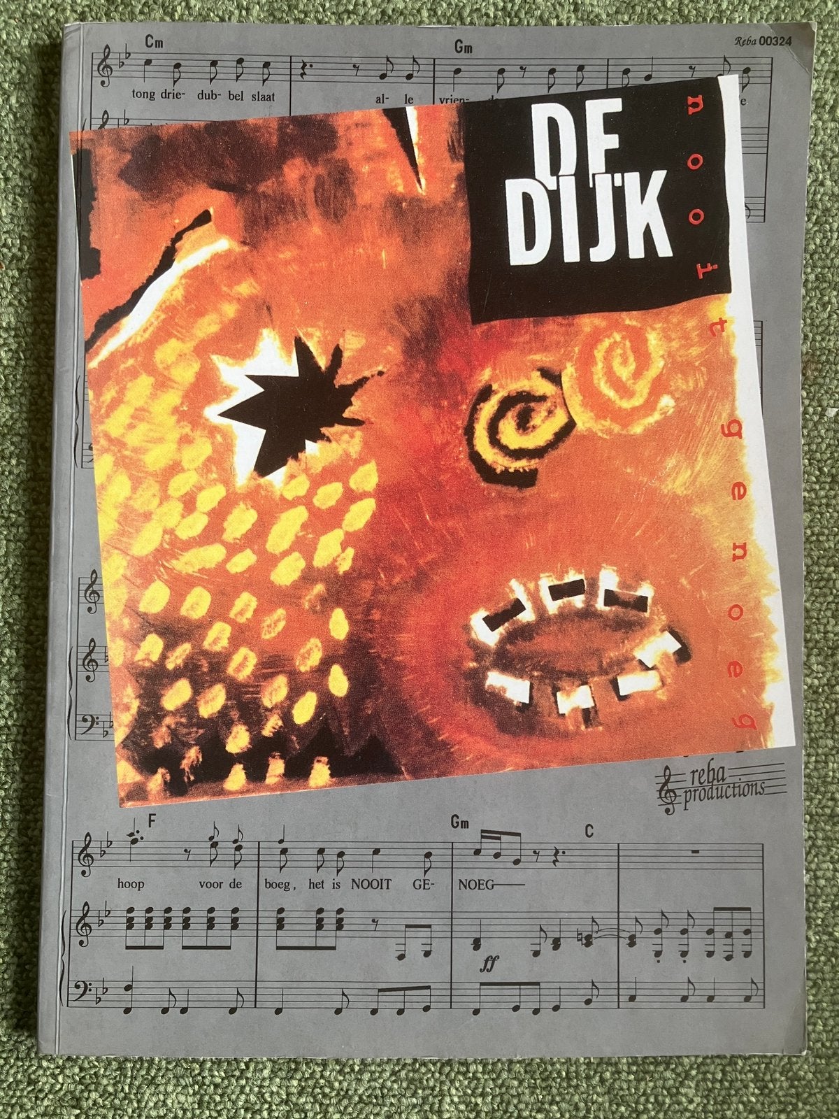Bladmuziek De Dijk - Nooit Genoeg & Zeven Levens, Muziek en Instrumenten, Verzenden, Artiest of Componist, Populair, Gebruikt