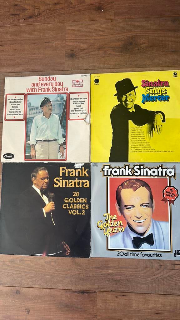Frank Sinatra 4x lp, Ophalen of Verzenden, Zo goed als nieuw, 12 inch