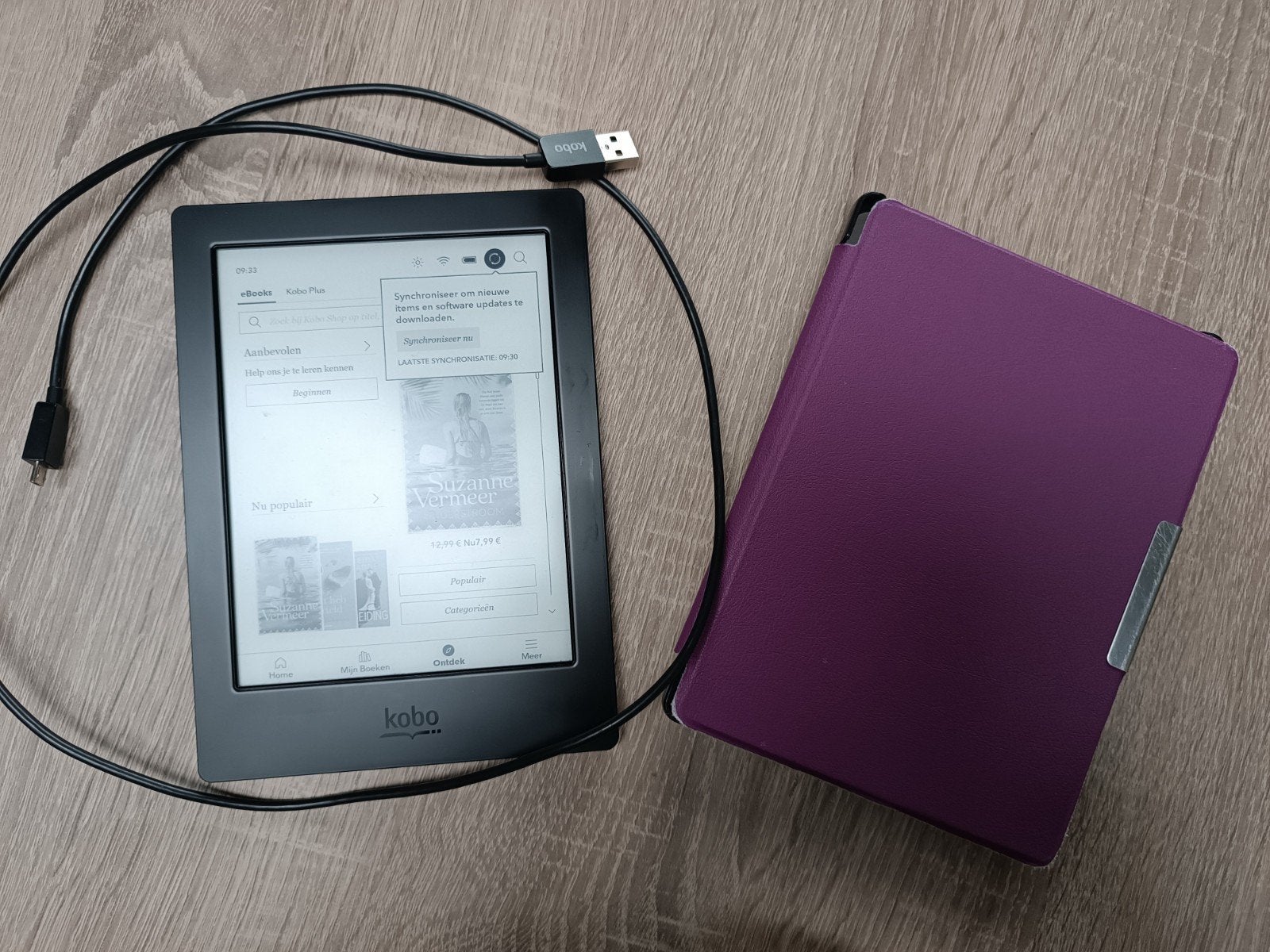 Kobo Aura H2O e-reader, Computers en Software, E-readers, Zo goed als nieuw, Waterbestendig, Ophalen of Verzenden