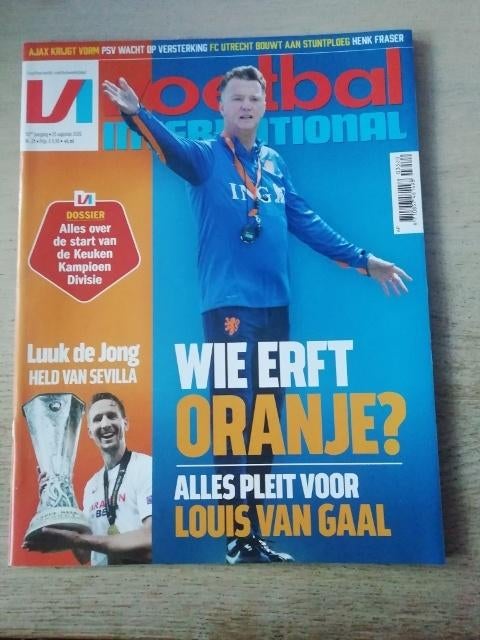 Voetbal International, 55e jaargang, nr. 35, 2020, Verzamelen, Ophalen, Gebruikt, Overige binnenlandse clubs, Boek of Tijdschrift
