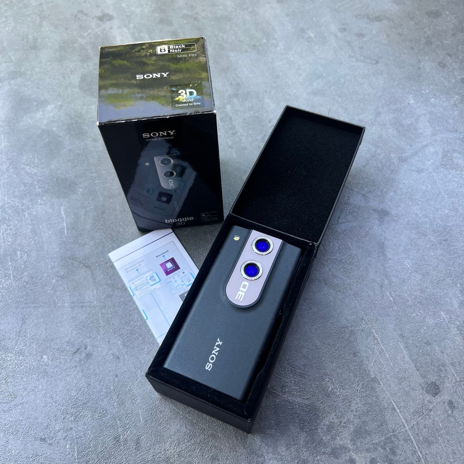 Sony Bloggie 3D MHS-FS3 - Compacte 3D-camera, Audio, Tv en Foto, Videocamera's Digitaal, Full HD, Overige soorten, Zo goed als nieuw