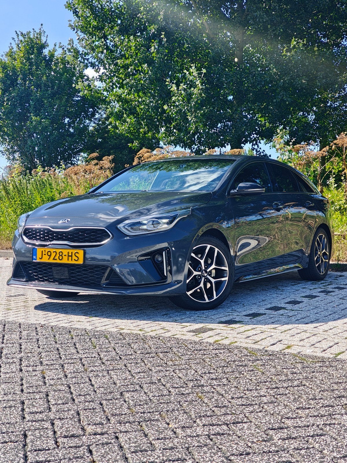 Kia (Pro) Cee d 1.4 T-gdi 140pk Ecodynamics Dct7 2020 Grijs, Auto's, 1353 cc, 4 cilinders, Origineel Nederlands, Stationwagon