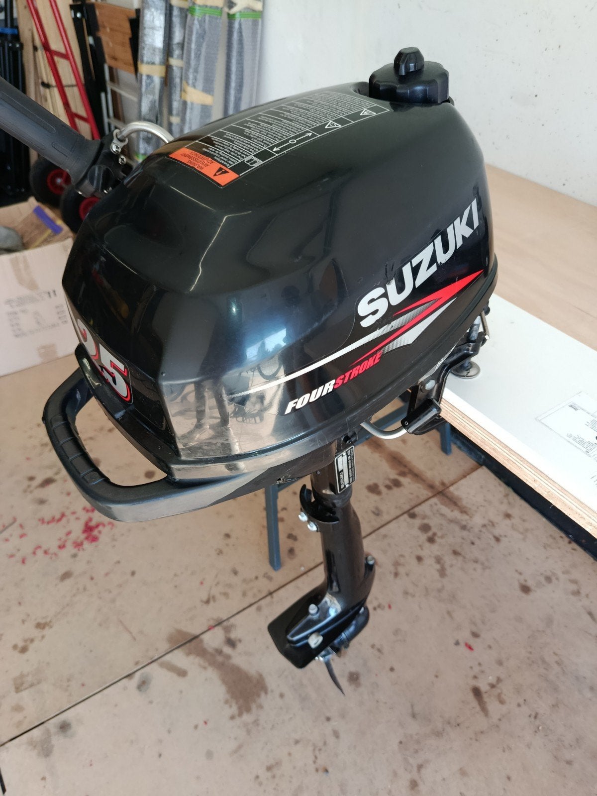 Suzuki DF2.5 Four Stroke 2.5 PK buitenboordmotor ophln Breda, Ophalen, Gebruikt, Motor en Techniek, Zeilboot of Motorboot