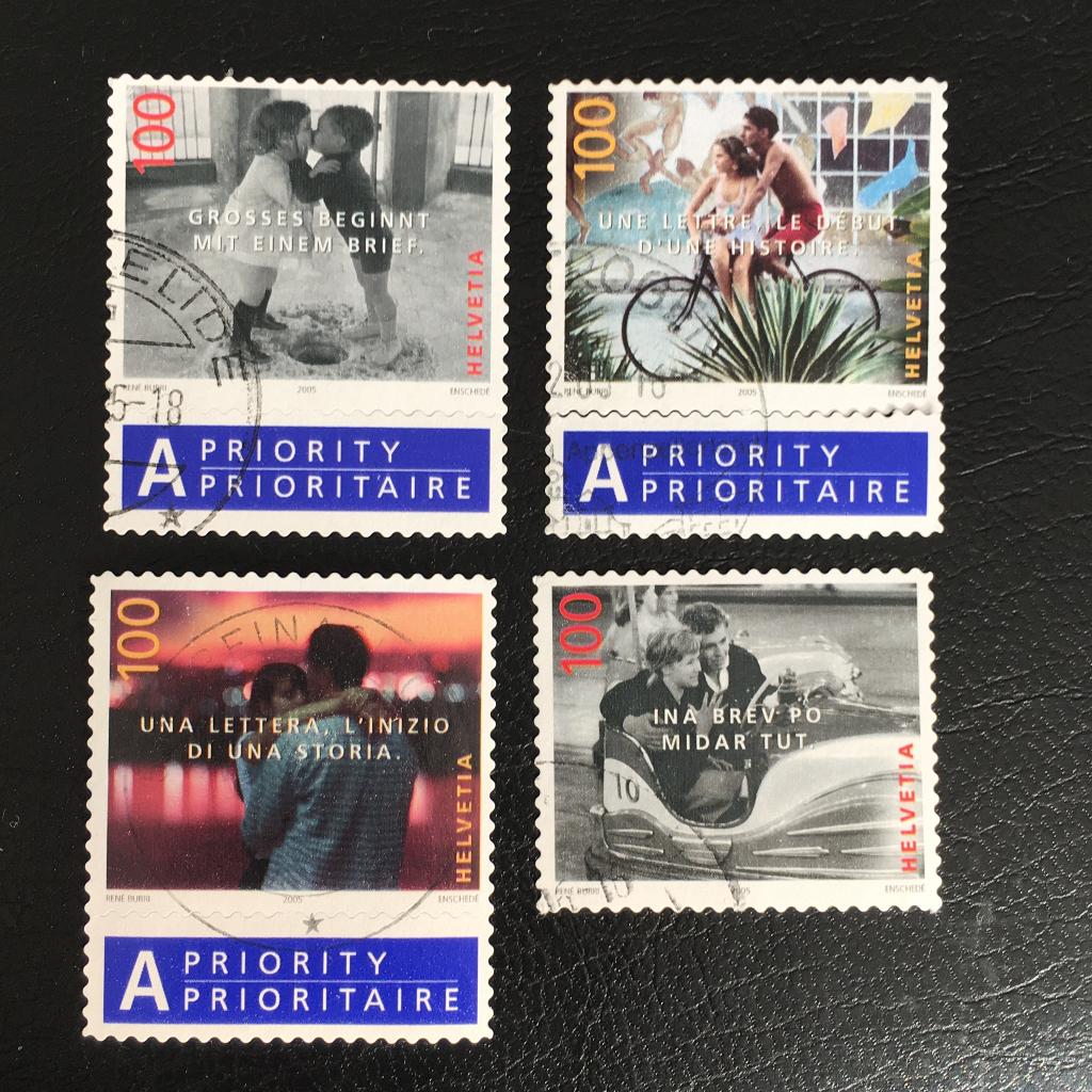 3416 Zwitserland 2005 - Brieven schrijven actie - gestempeld, Postzegels en Munten, Ophalen of Verzenden, Gestempeld