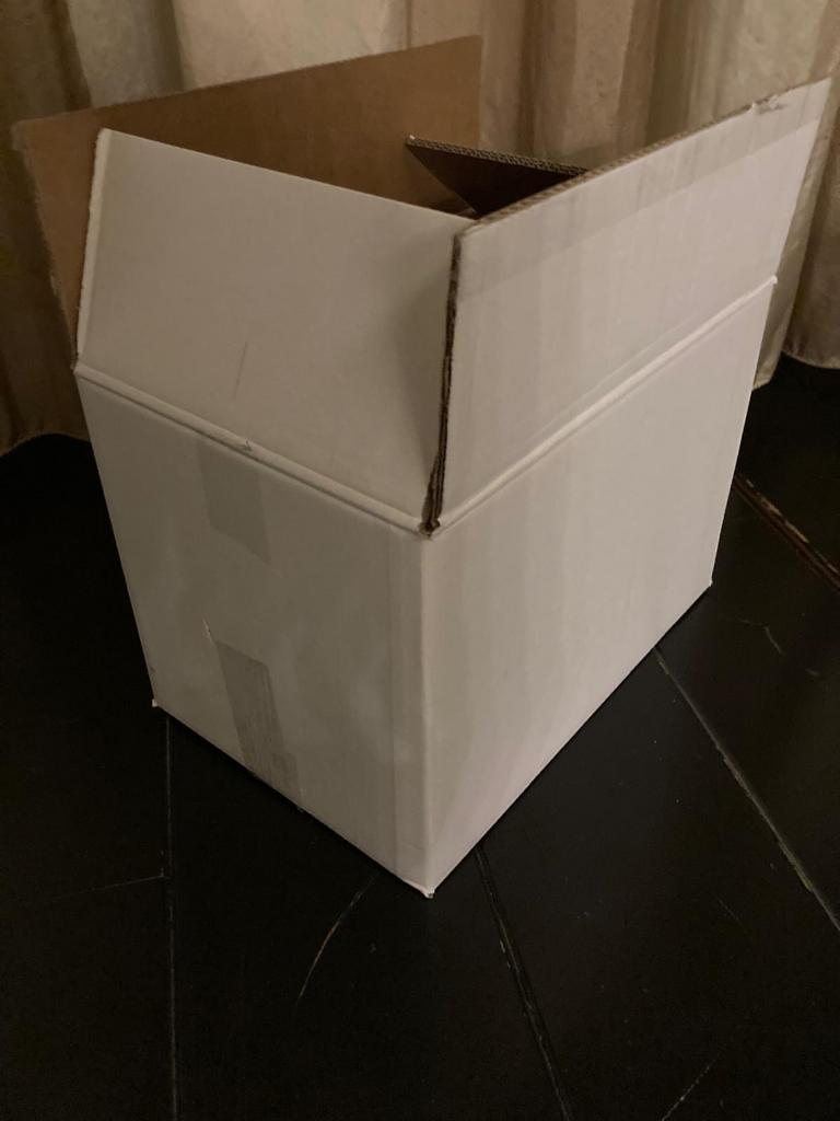 Stevige witte kartonnen dozen / verhuisdozen / opbergdozen, Ophalen, Doos, Opvouwbaar, Minder dan 35 cm