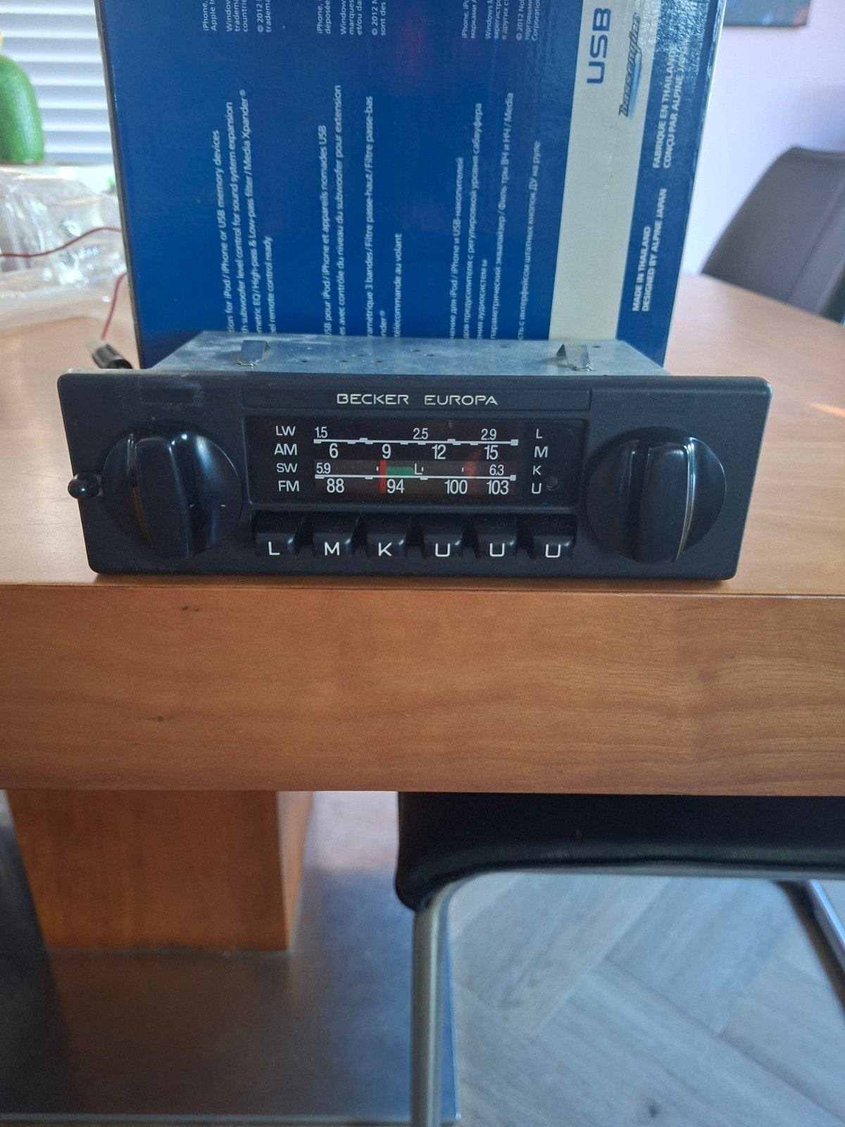 Becker Europa Autoradio - Vintage Klassieker, Auto diversen, Ophalen of Verzenden, Gebruikt