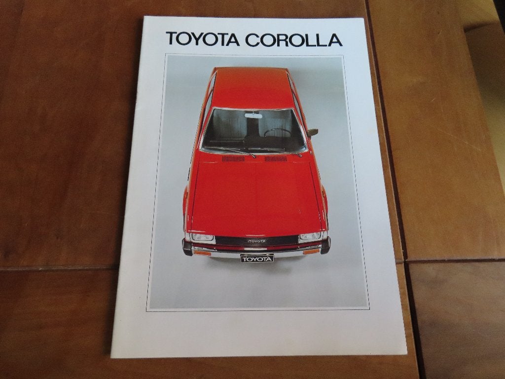 Folder Toyota Corolla 1979, Toyota, Ophalen of Verzenden, Zo goed als nieuw, Toyota