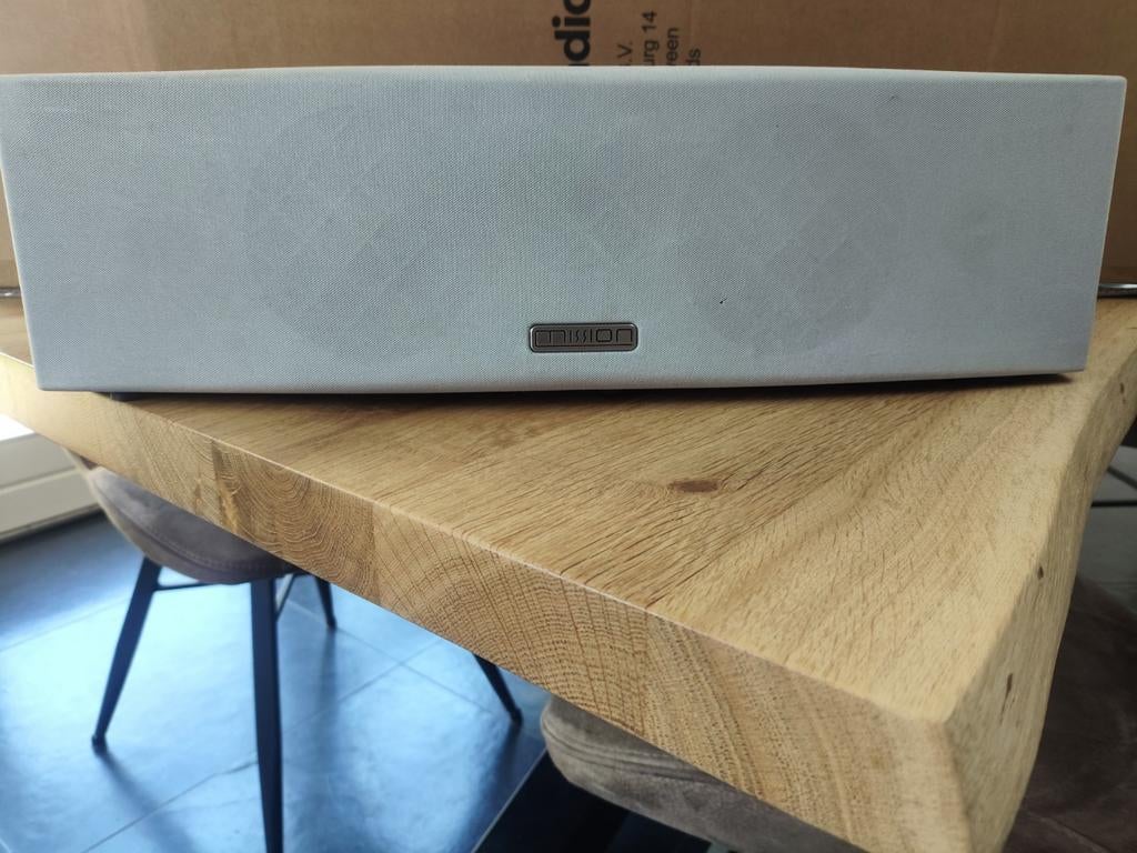 Mission centerspeaker - Goede staat, speelt perfect, Audio, Tv en Foto, Luidsprekers, Ophalen, Gebruikt, Center speaker, Overige merken
