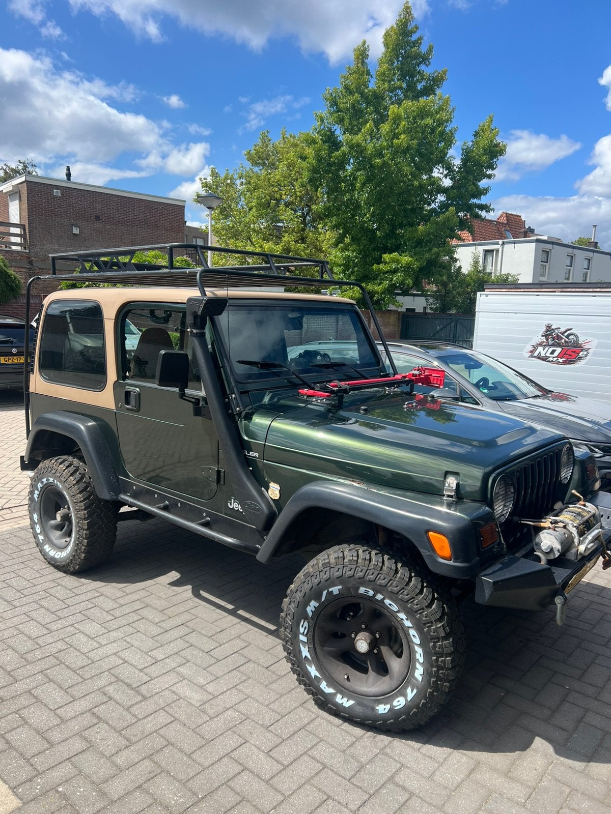 Jeep Wrangler sahara 4.0L 1997, 450 kg, 1125 kg, Origineel Nederlands, 3960 cc
