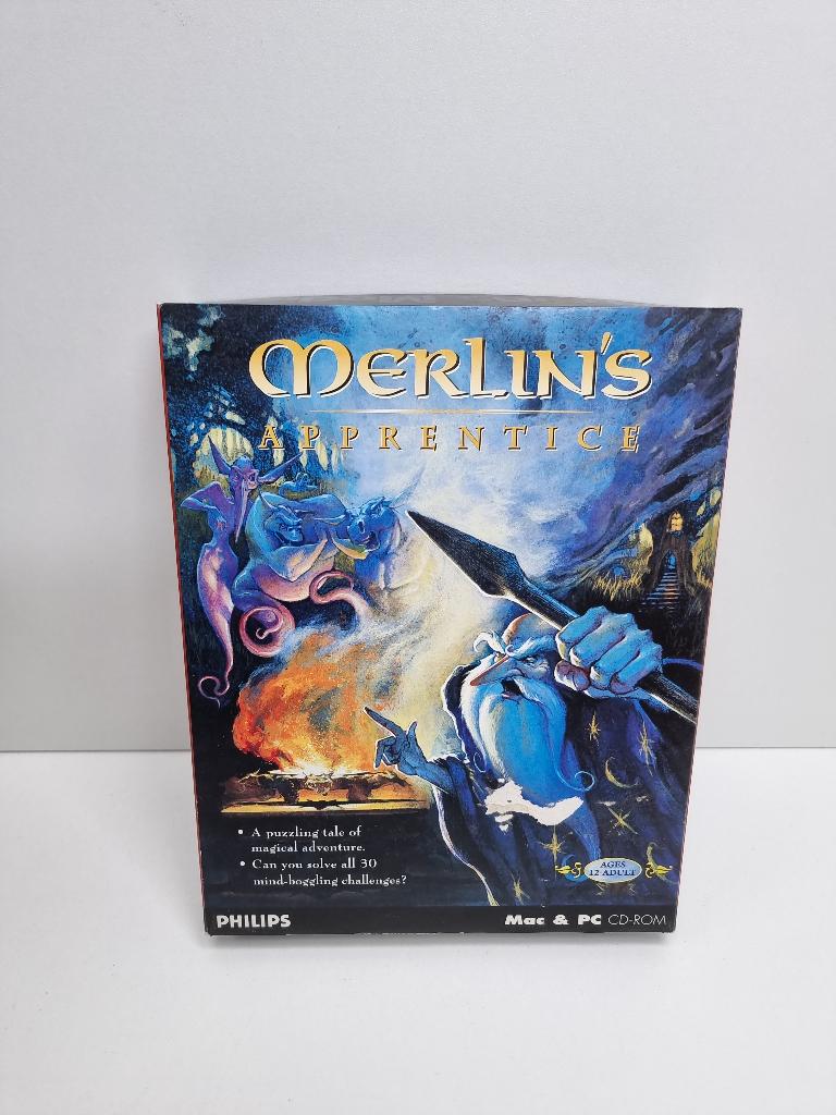 Merlin's Appretice PC Big Box game CIB, Koninklijke Philips N.V. High Tech Campus 52 5656 AG Eindhoven Nederland, 1 speler, Zo goed als nieuw