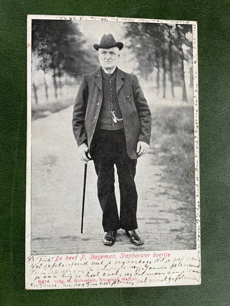 ak van Staphorst , De Heer P. Stegeman, Staphorster boertje., Verzenden, Voor 1920, Limburg