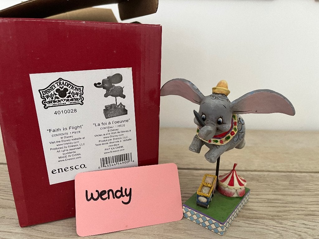 Jim Shore Traditions Dumbo, Ophalen, Bambi of Dumbo, Nieuw, Beeldje of Figuurtje