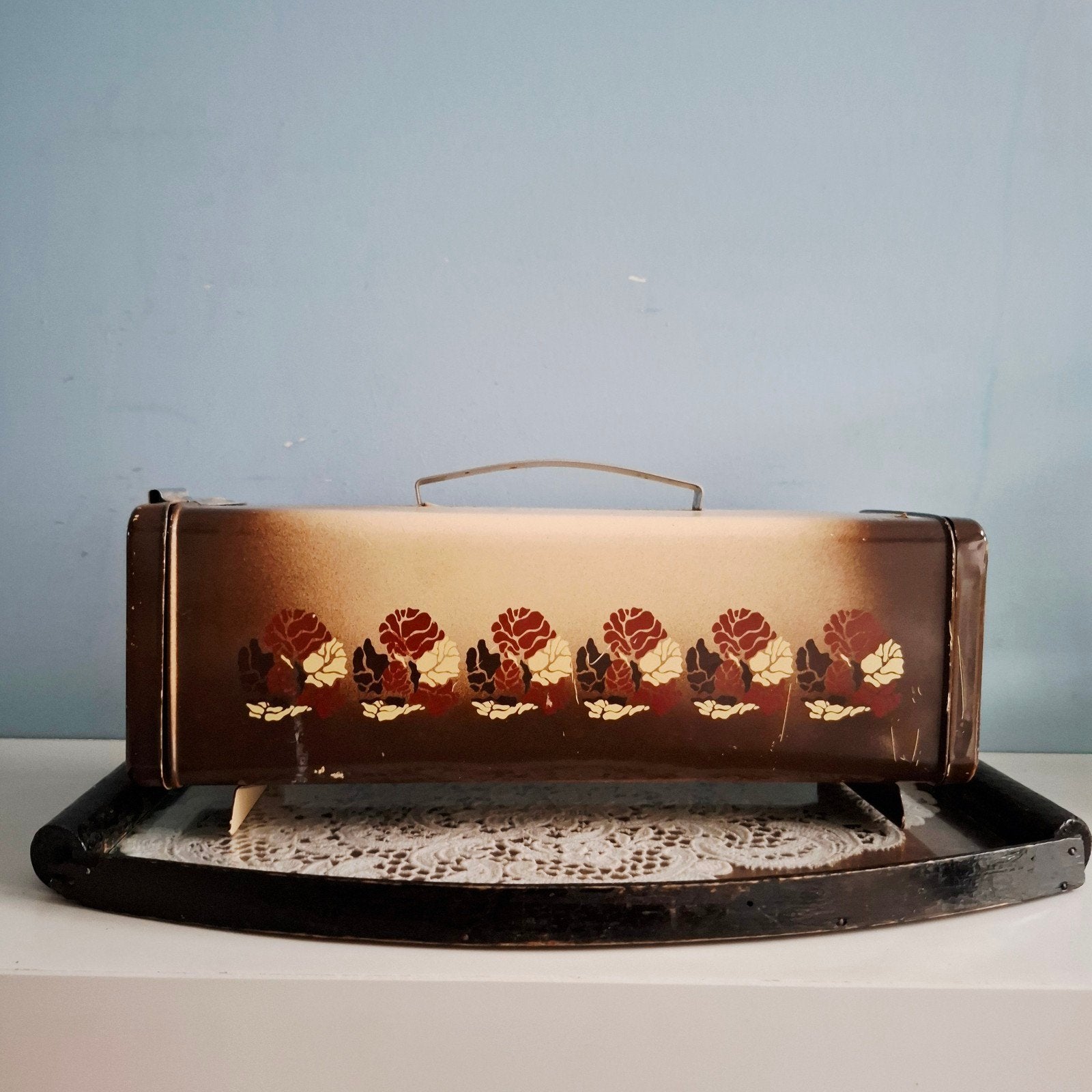 Brabantia, vintage ontbijtkoektrommel, Ophalen of Verzenden