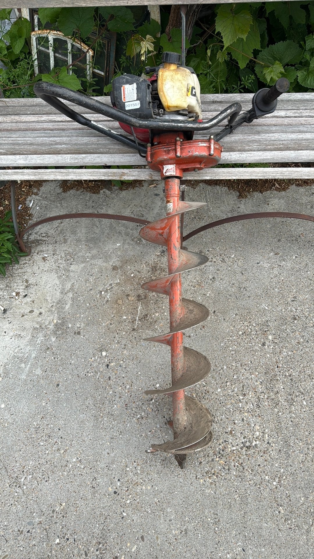 Grondboor General met benzinemotor Honda gx35, Ophalen, Gebruikt