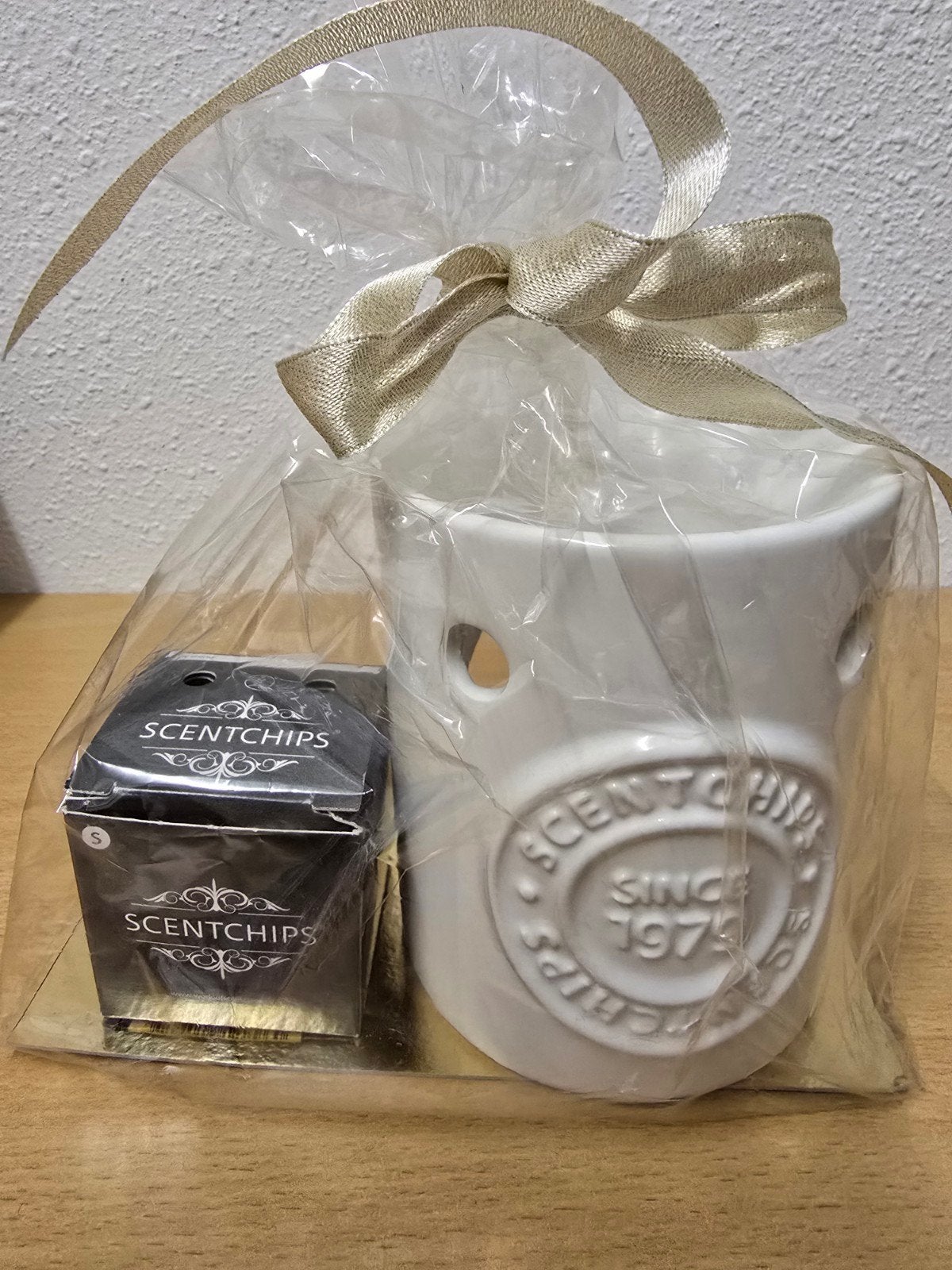 Luxe ScentChips geurbrander wit + Vol doosje geurchips, Ophalen of Verzenden