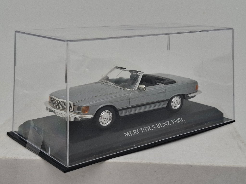Mercedes Benz 350SL cabriolet - 1/43, Hobby en Vrije tijd, Verzenden, Zo goed als nieuw, Auto, Overige merken