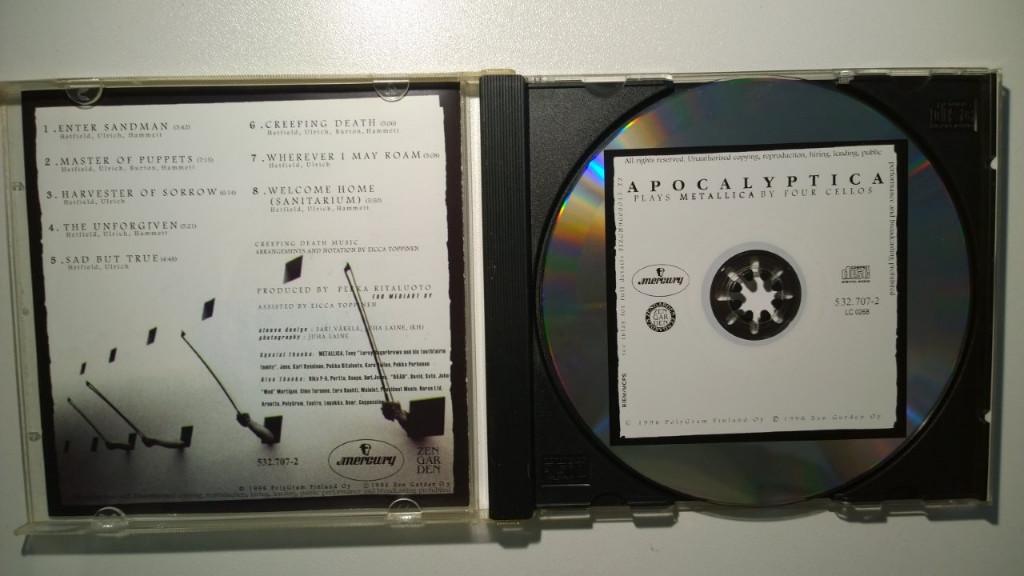 Apocalyptica - Plays Metallica By Four Cellos, Ophalen of Verzenden, Zo goed als nieuw
