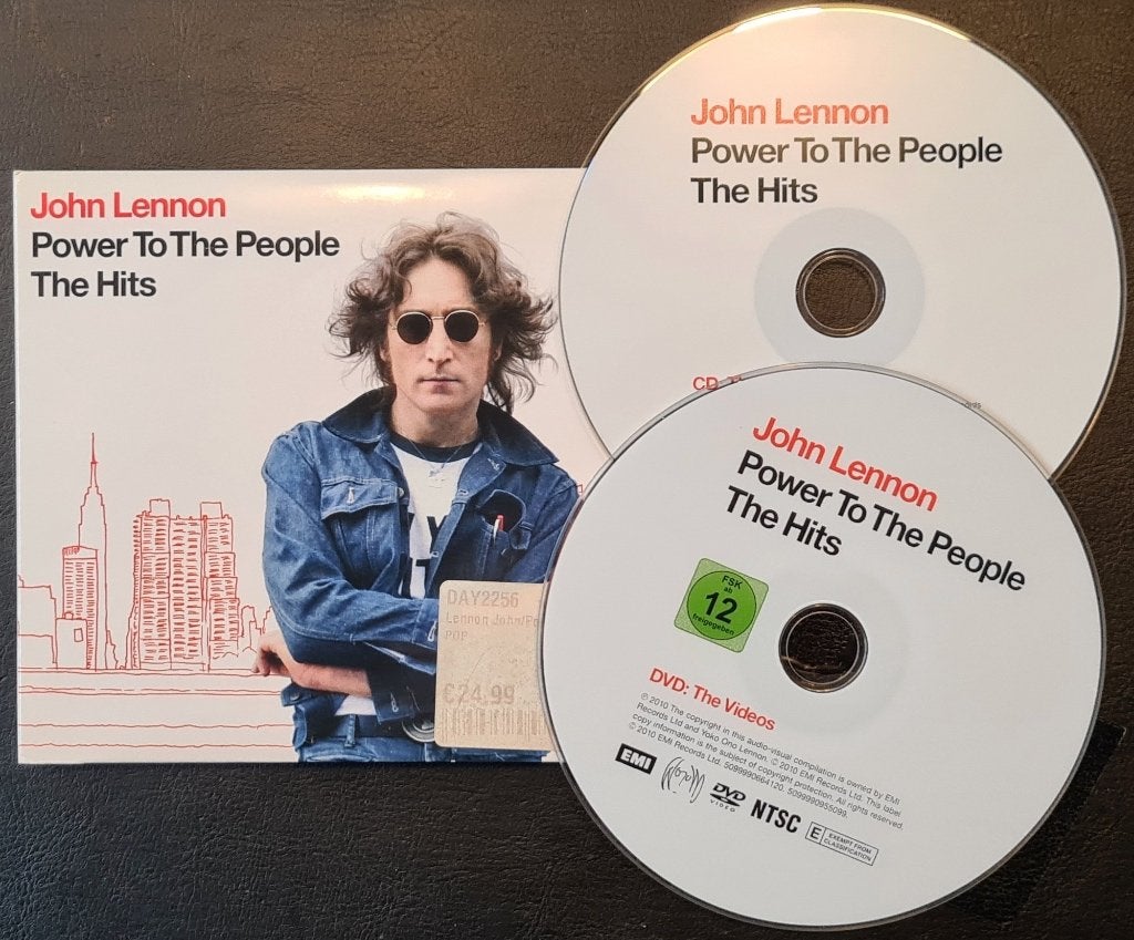 JOHN LENNON - Power to the people: The hits ( CD & DVD ), Ophalen of Verzenden, Zo goed als nieuw, Classic Rock, Digipak
