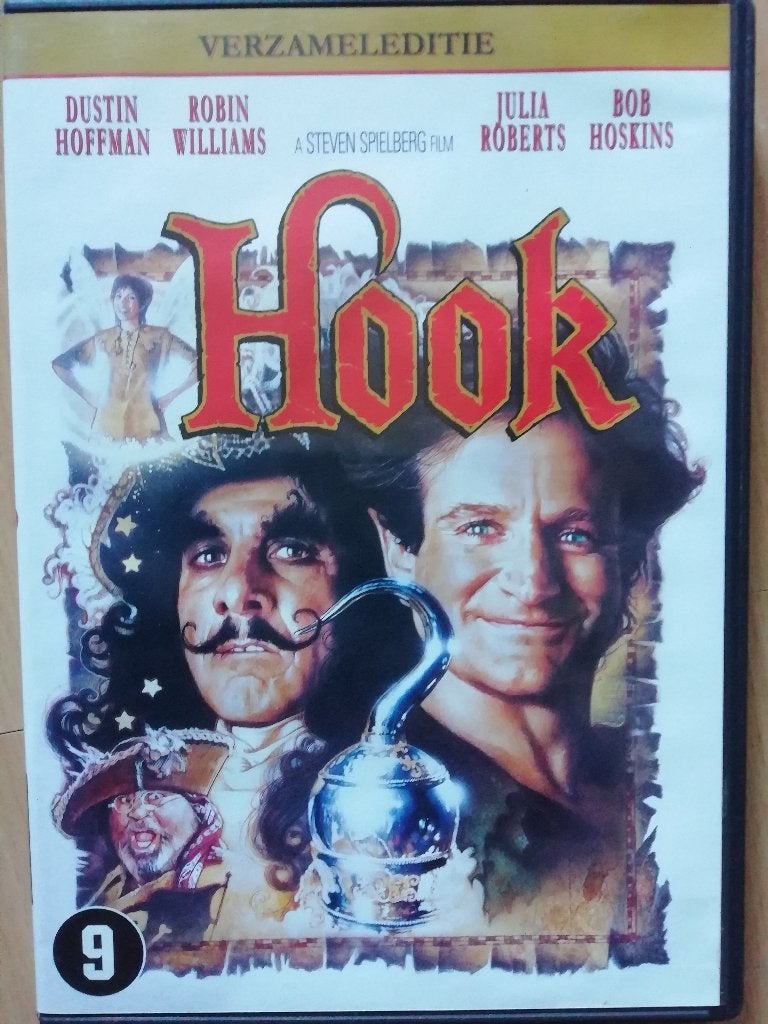 hook  ( robin williams - julia roberts - dustin hoffmn ), Alle leeftijden, Ophalen of Verzenden, Zo goed als nieuw