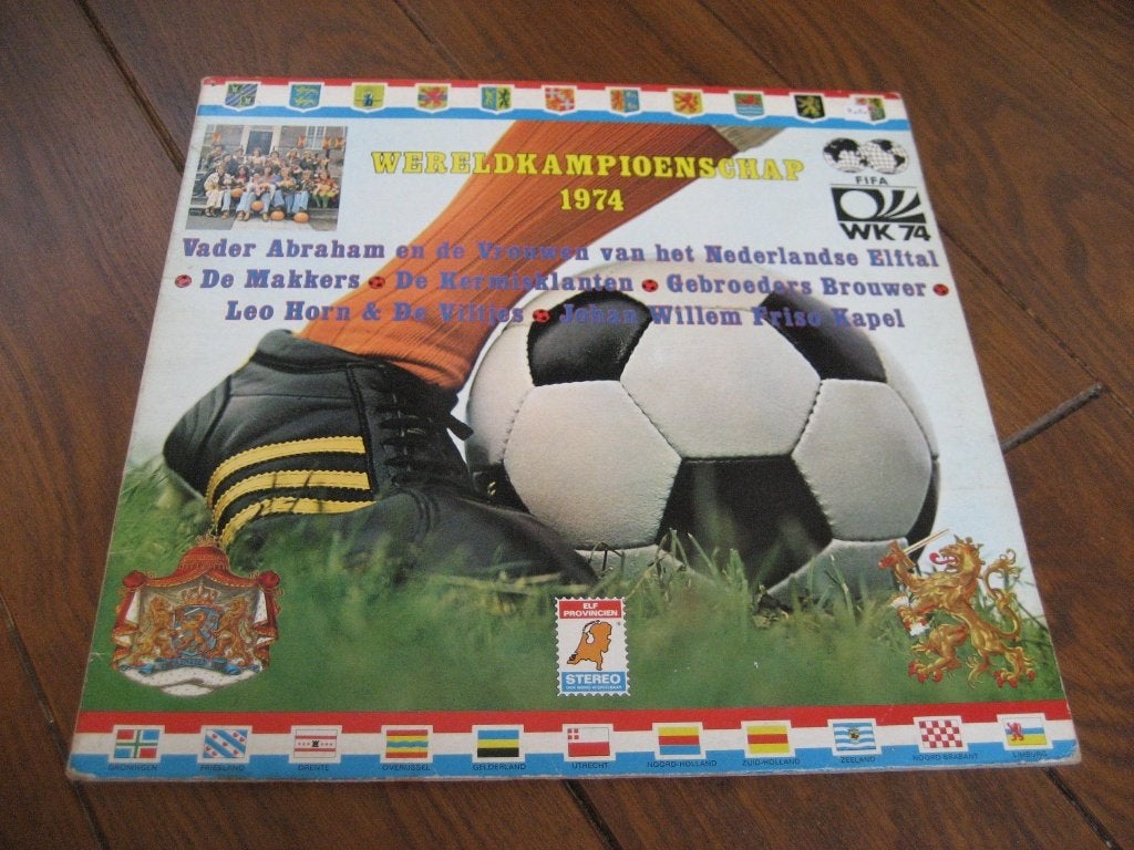 Voetbal lp wk 1974, Ophalen of Verzenden, Gebruikt, 12 inch, Overige genres