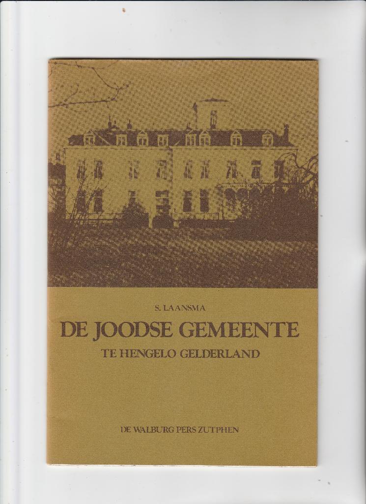 hengelo gld- de joodse gemeente, Ophalen of Verzenden, Zo goed als nieuw