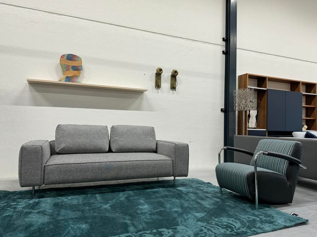 Nieuw Gelderland 7780 Bank 2,5 Zits Hallingdal Stof Design, Huis en Inrichting, Banken | Bankstellen, 75 tot 100 cm, Ophalen of Verzenden