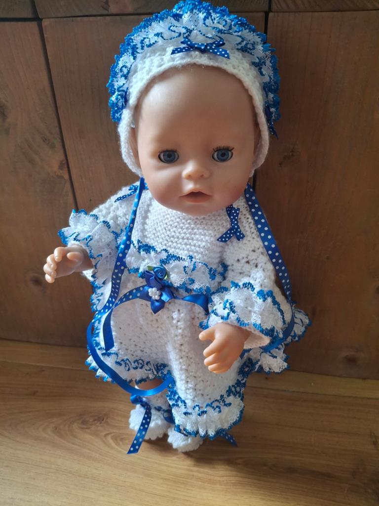 Kleding babyborn.  Jurk, sloffen en muts. Nieuw, Ophalen of Verzenden, Nieuw, Babypop