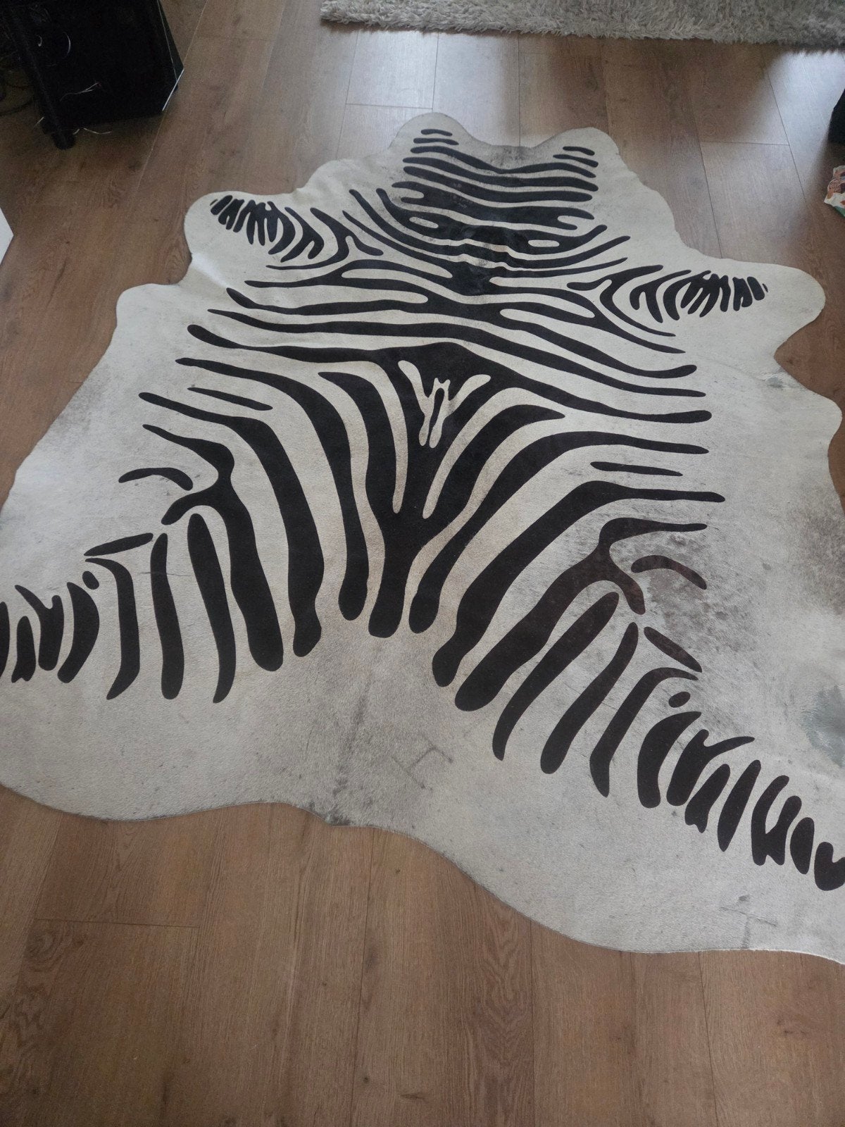 Zebra kleed koeienhuid, 200 cm of meer, Ophalen of Verzenden, Zo goed als nieuw, 200 cm of meer