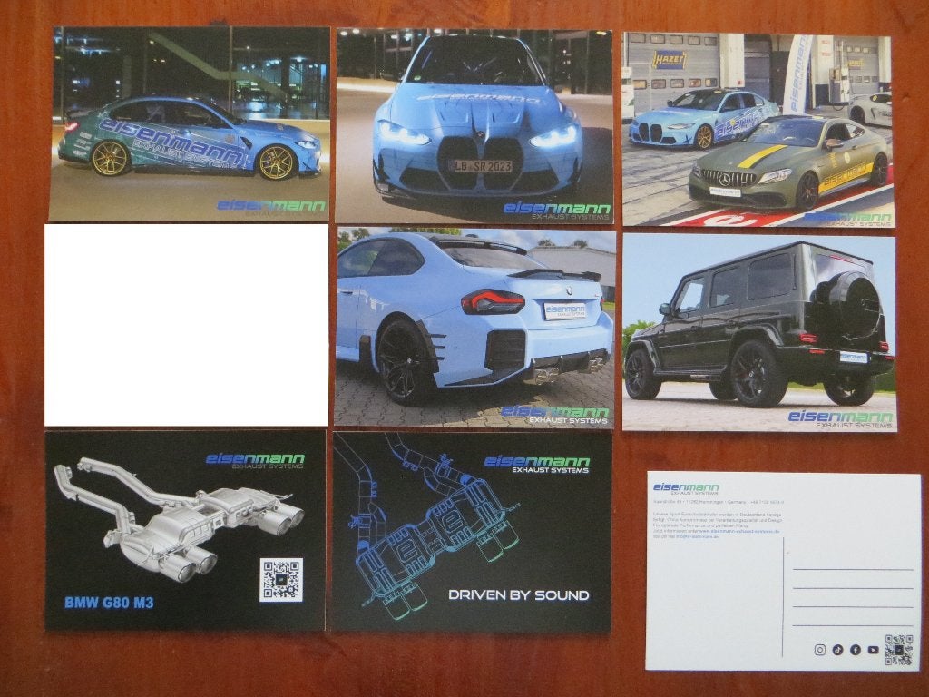Ansichtkaarten Eisenmann BMW, Mercedes-Benz, Ophalen of Verzenden, Nieuw, BMW