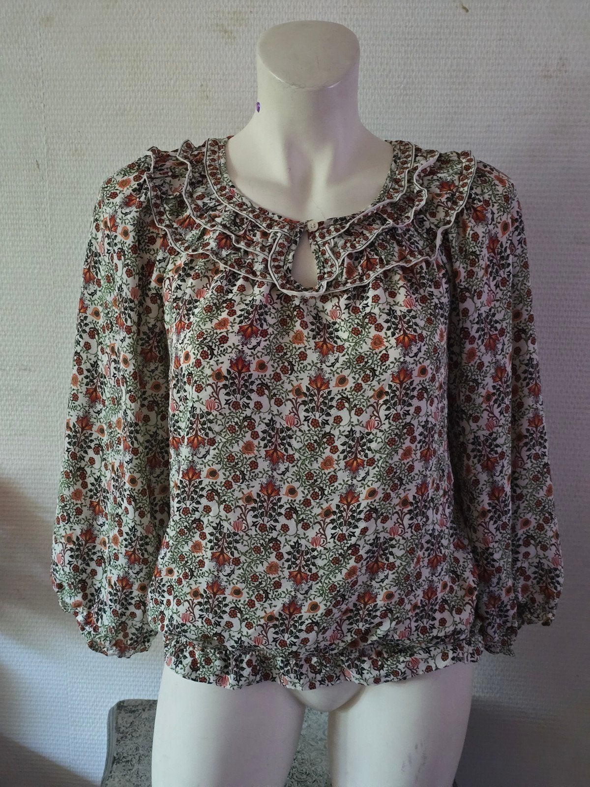 Max Studio Dames Tuniek met Bloemenprint maat xs, Overige kleuren, Ophalen of Verzenden, Maat 34 (XS) of kleiner, Gedragen