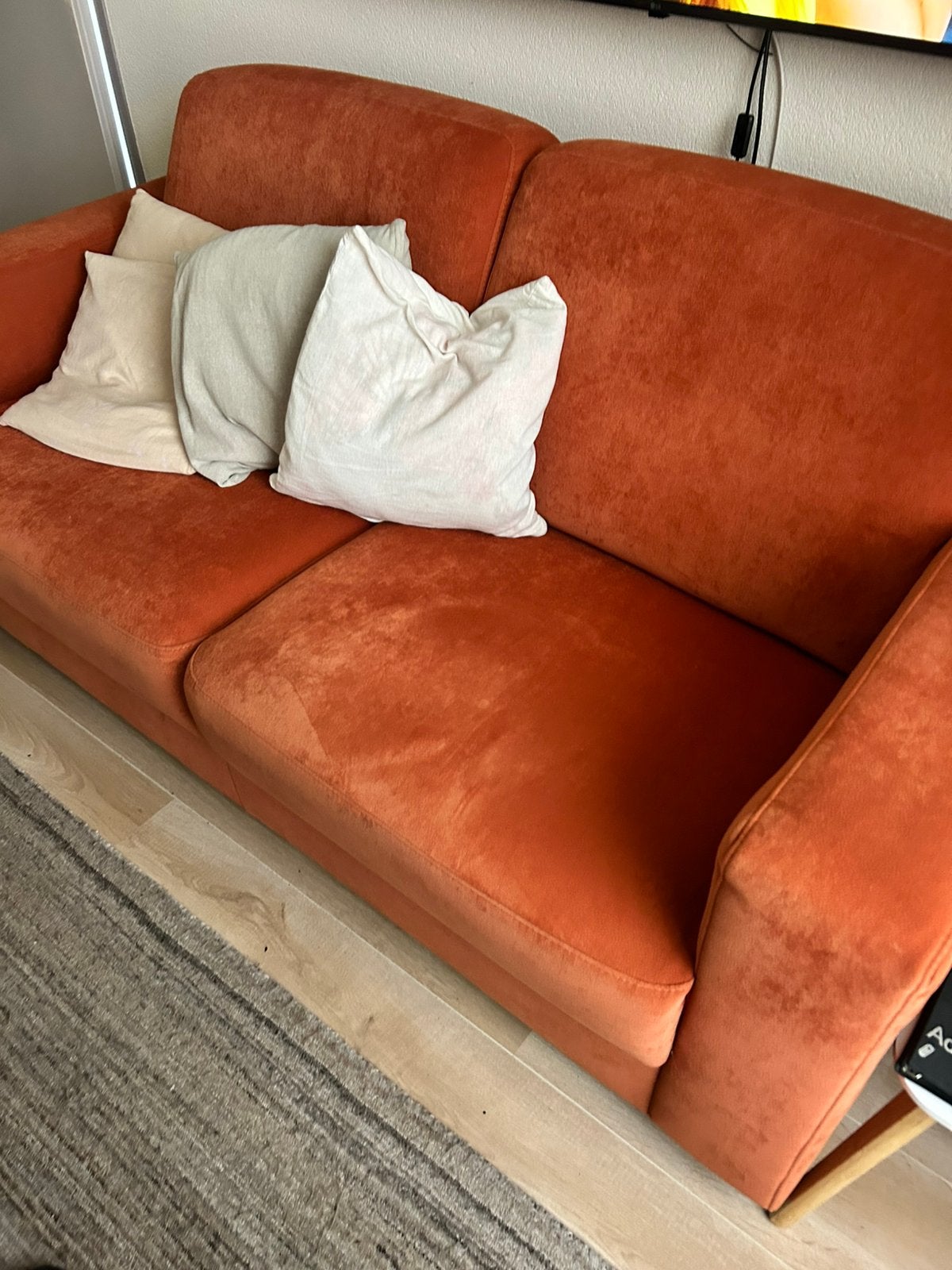 Nette 2 zits bank, Huis en Inrichting, Ophalen, 150 tot 200 cm, Tweepersoons, 75 tot 100 cm