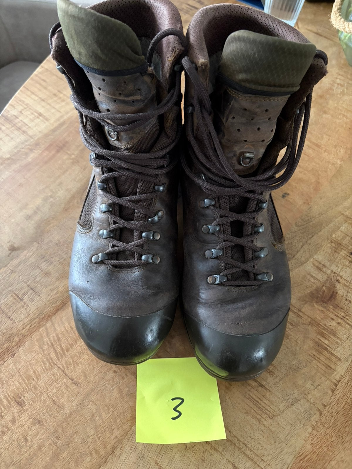 Meindl / Defensie / Bergschoenen / Legerkisten - Maat 44,5, Verzenden, Gebruikt, Schoenen