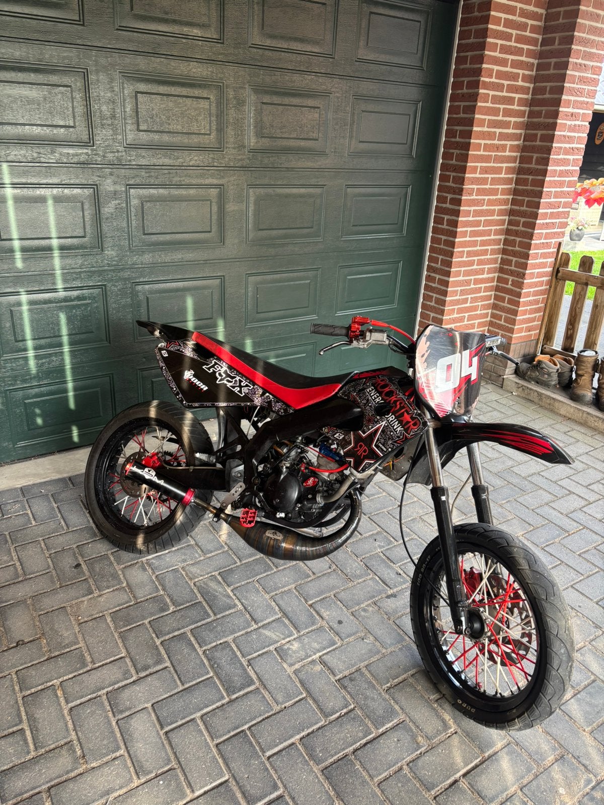 Derbi 80cc mallosi mhr team racing met kenteken, Ophalen, 6 versnellingen, Gebruikt, Maximaal 45 km/u