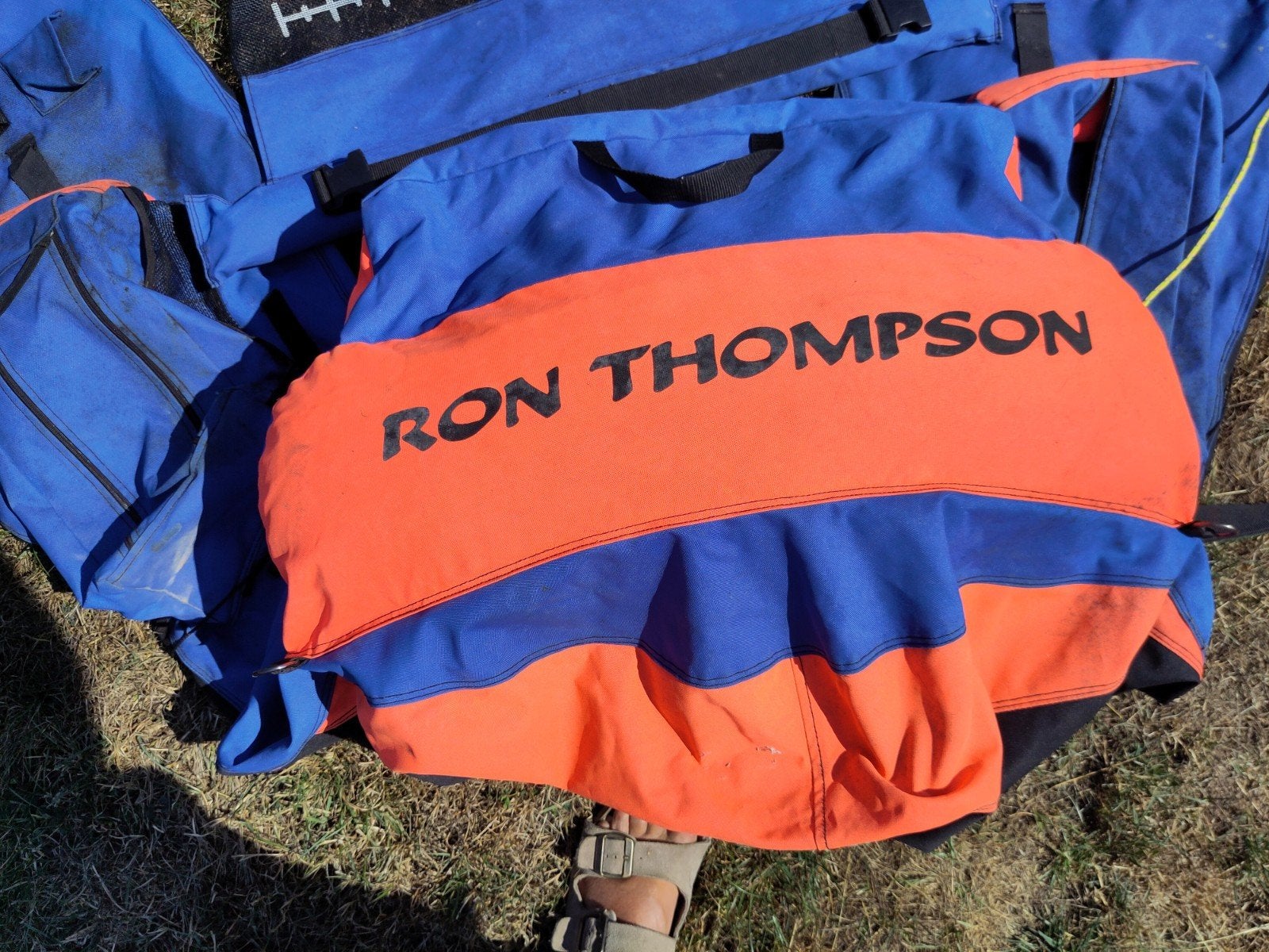 Ron Thompson belly boat, Ophalen, Gebruikt