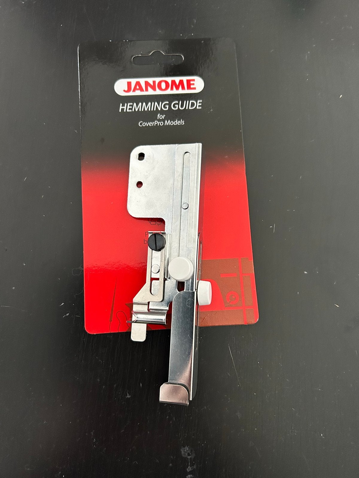 Janome CoverPro Zoomgeleider (Klein) - Hemming Guide, Ophalen of Verzenden, Zo goed als nieuw, Lockmachine, Janome