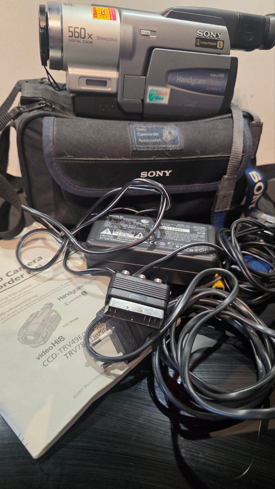Sony Video Camera Hi8 CCD-TRV78E - Compleet & Werkend, Audio, Tv en Foto, Ophalen of Verzenden