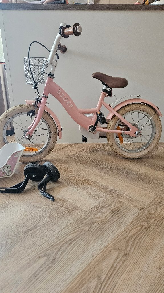 Kinderfiets, Ophalen, Gebruikt, Minder dan 16 inch, Zijwieltjes