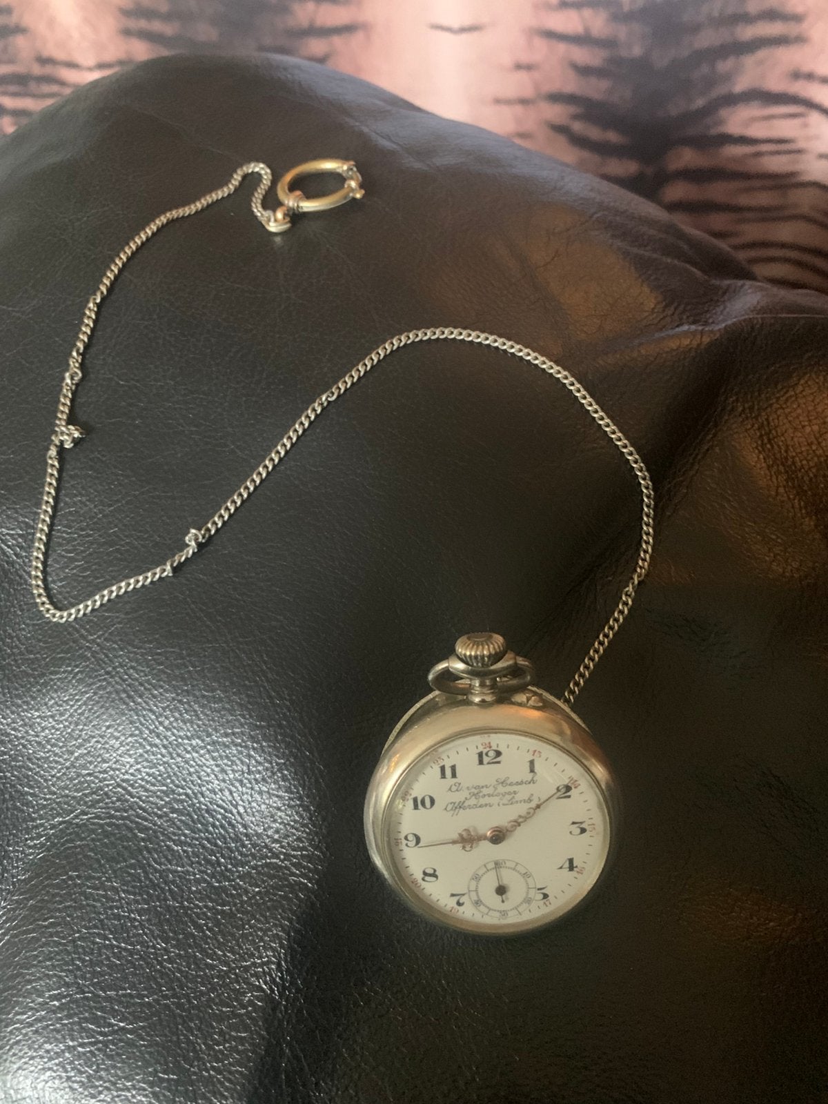 Antiek zak horloge, Ophalen of Verzenden, Zilver, Overige merken