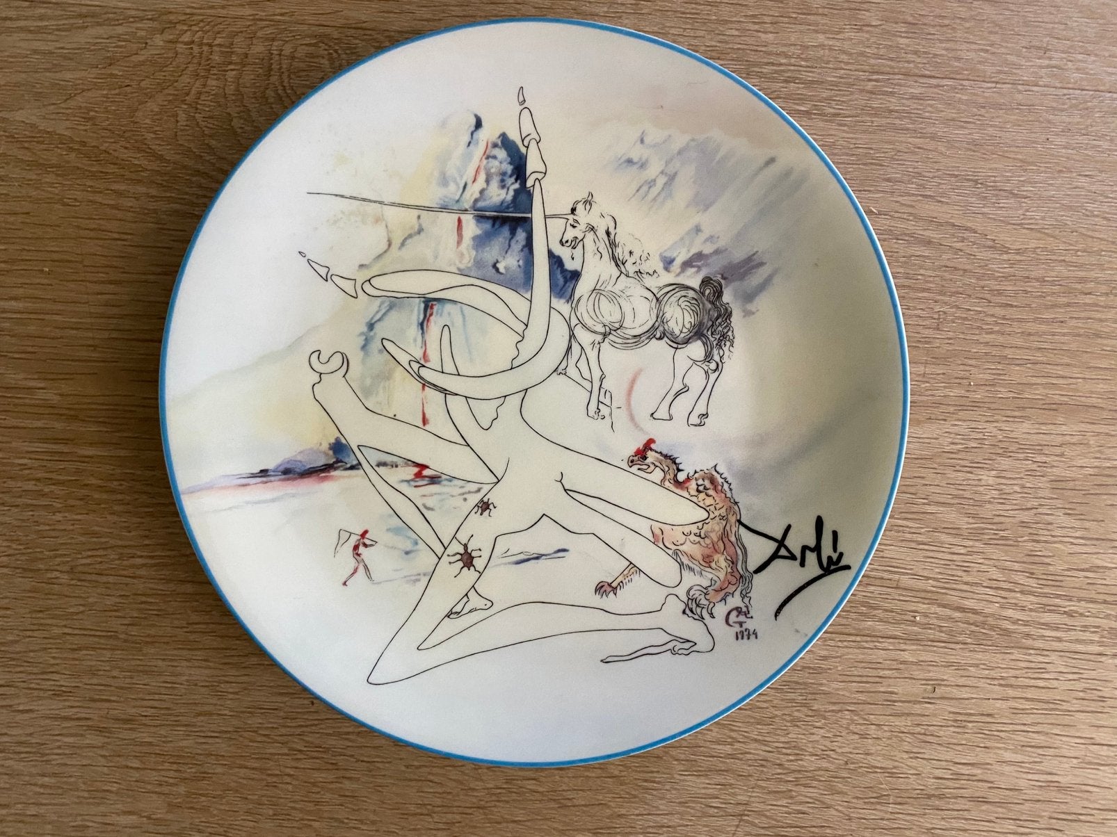 Wandbord met afbeelding van Dali, Ophalen of Verzenden