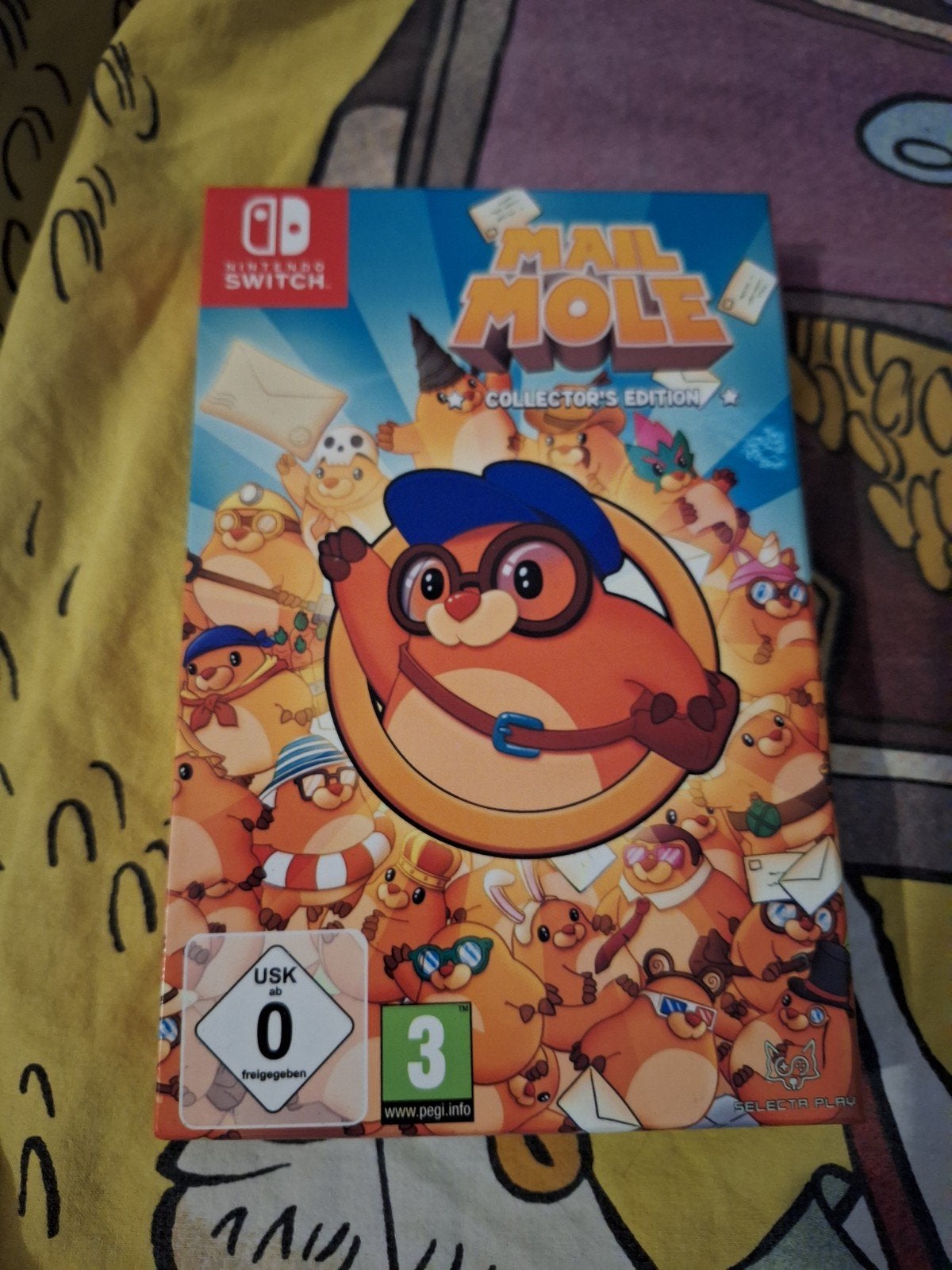 Mail Mole Collector's Edition Nintendo Switch spel, Spelcomputers en Games, 1 speler, Nieuw, Ophalen of Verzenden, Vanaf 3 jaar